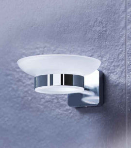 Porte-savon mural TASI en laiton chromé 11x 5,2x 13cm