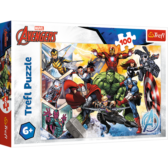 Puzzle trefl avengers 100 pièces