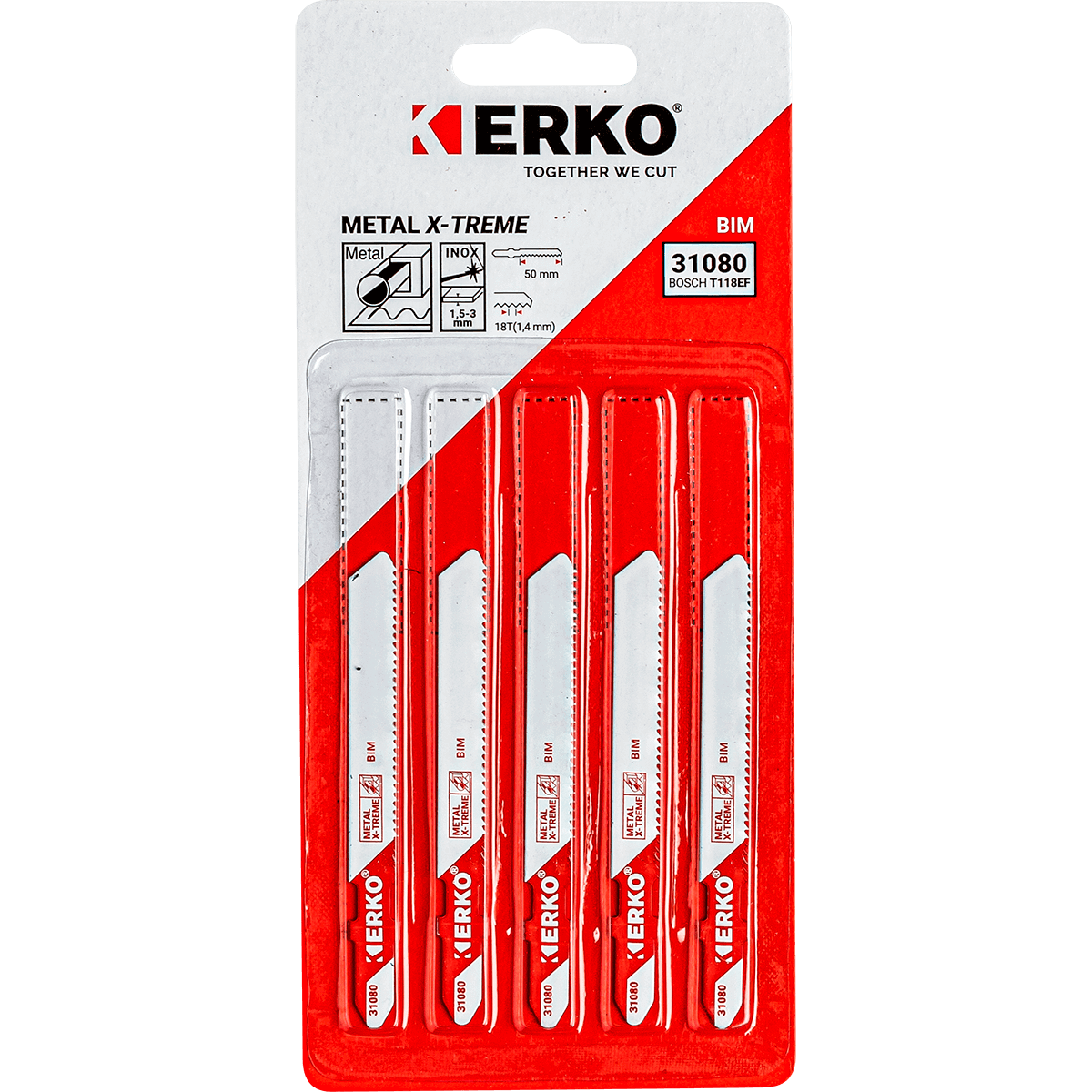 Lame saut. erko metal inox fin 50mm 18t carte 5