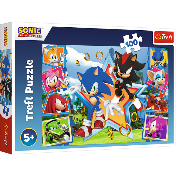 TREFL SONIC Puzzle, 100 pcs