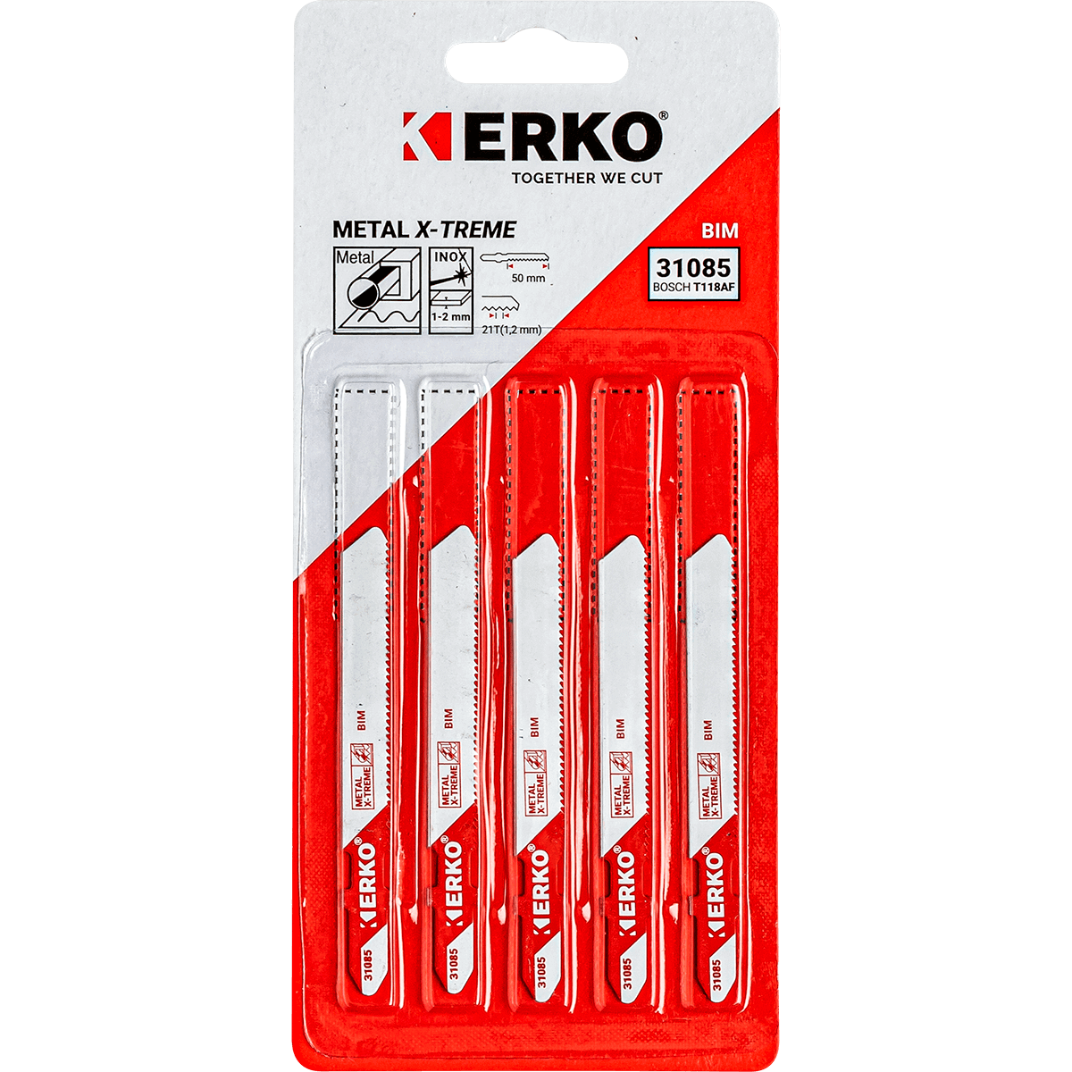 Lame saut. erko metal inox tres fin 50mm 21t carte 5