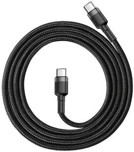 Cable USB-C PD Baseus Cafule PD 2.0 QC 3.0 60W 1m (black and gray)