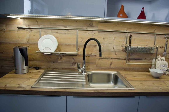 Mitigeur évier haut flexible à mémoire de forme AMUR