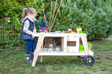 Cuisine plein air extérieure pour enfant en bois 104 x 59 x 54 cm