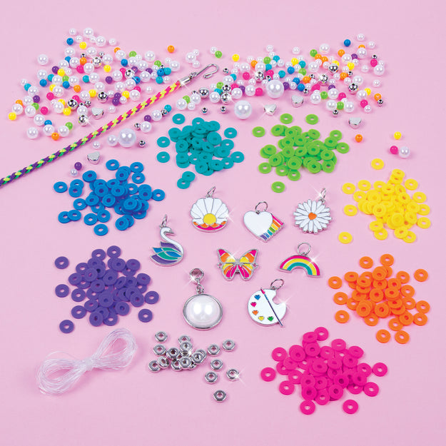 Ensemble de bijoux diy make it real arcs-en-ciel et perles