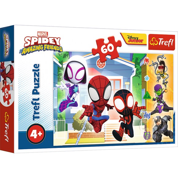 Puzzle trefl spider-man spidey 60 pièces