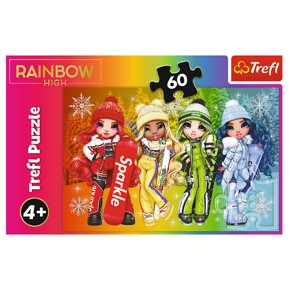 Puzzle TREFL RAINBOW HIGH, 60 pièces