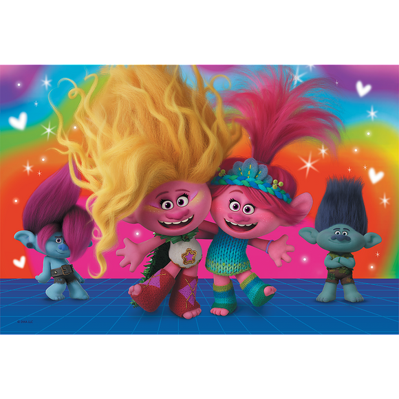 Puzzle TREFL TROLLS Trolls 3, 60 pièces