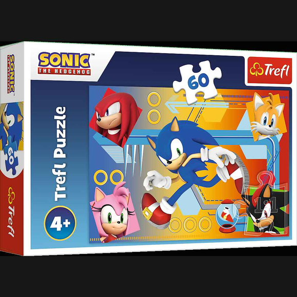 Puzzle TREFL SONIC, 60 pièces