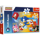 Puzzle TREFL SONIC, 60 pièces