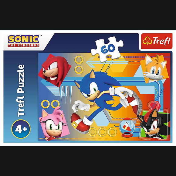 Puzzle TREFL SONIC, 60 pièces