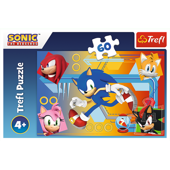 Puzzle TREFL SONIC, 60 pièces