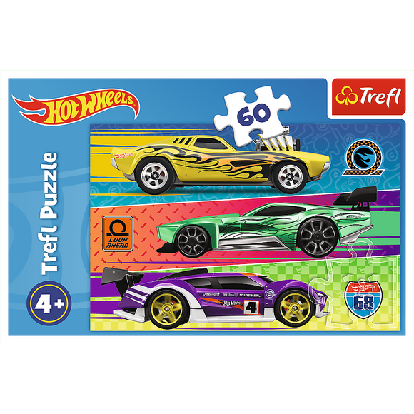Puzzle TREFL HOT WHEELS, 60 pièces