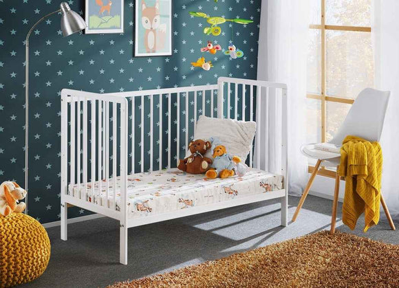 Berceau en bois de pin blanc CYPI II 65x124x H 85cm