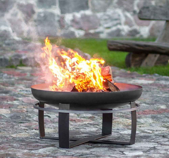 Brasero de jardin VIKING en acier 60 cm
