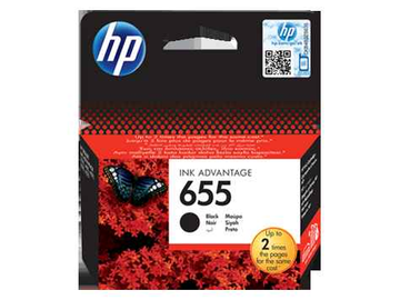 Cartus Cerneala Original HP Black, nr.655, pentru DJ3525|4615|4625|5525|6525, , (timbru verde 0.15 lei), "CZ109AE"