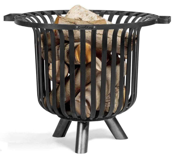 Chauffe terrasse, braséro en acier noir VERONA 60 cm