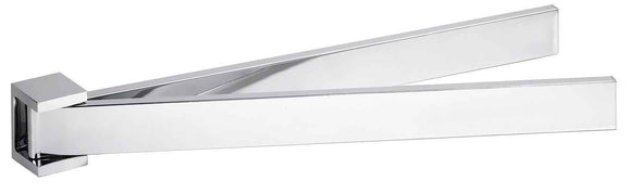 Porte-serviette rotatif double mural GAMMA en laiton chromé 42 x5,5 x4 cm