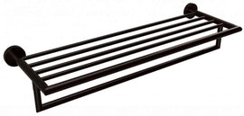 Etagère porte-serviette en laiton noir DARK 55 x26,5 x12 cm