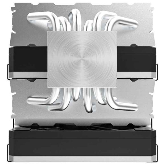 Montech METAL DT24 BASE computer cooling system Processor Air cooler 12 cm Black 2 pc(s)