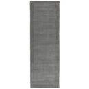 Tapis de couloir uni pure laine candy gris-3