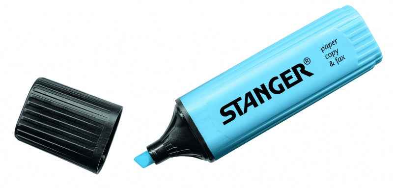 Surligneur STANGER, 1-5 mm, bleu, 1 pièce 180005000