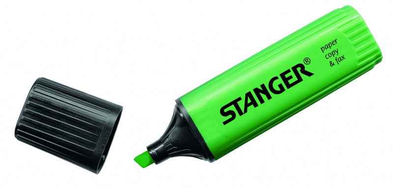 Surligneur STANGER, 1-5 mm, vert, 1 pièce 180006000