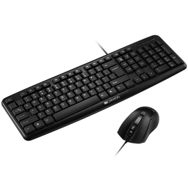 CANYON SET-1 Clavier + souris filaires EN/RU Noir