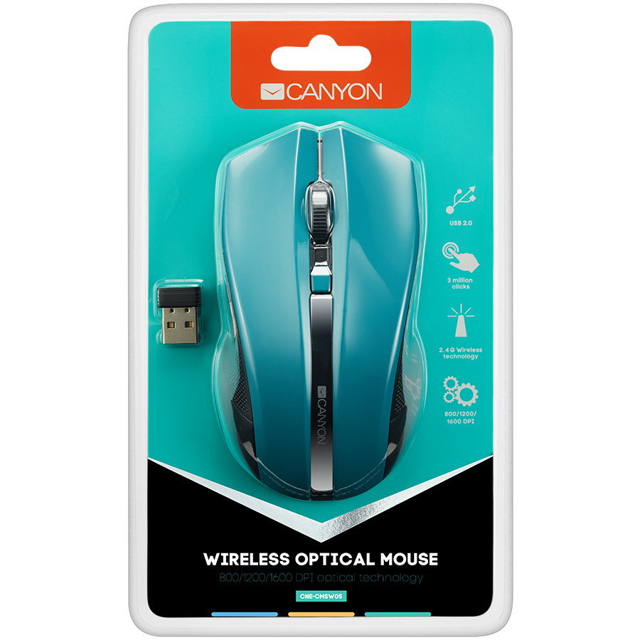 Souris canyon mw-5 sans fil verte