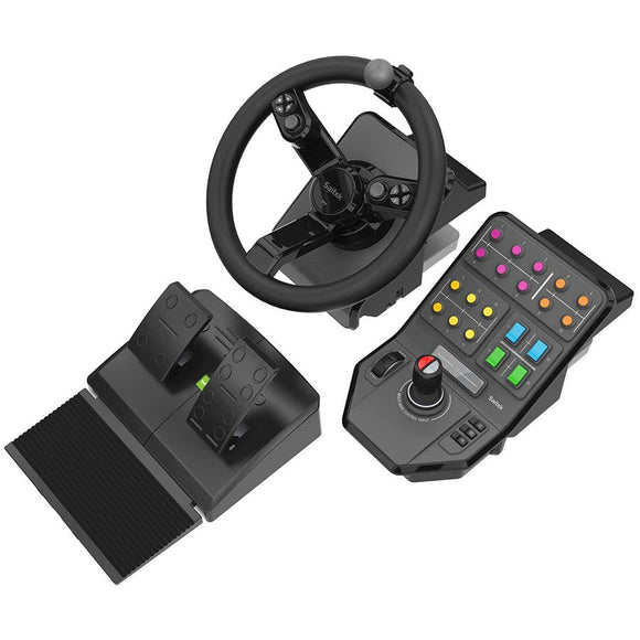 Logitech G Saitek Heavy Equipment Farm Simulation Controller Bundle