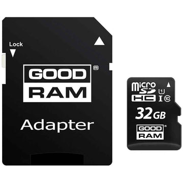 Goodram 32GB Micro SDHC U1-I Class 10 Memory Card with Adapter