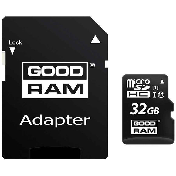 Goodram 32GB microSDHC class 10 UHS I + Adapter