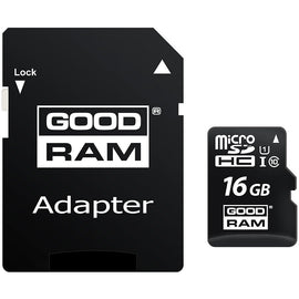 Goodram M1AA-0160R12 memory card 16 GB MicroSDHC Class 10 UHS-I