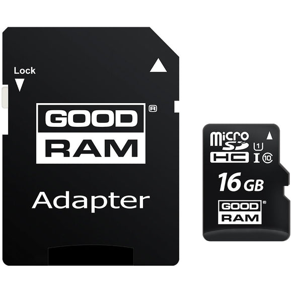 Goodram M1AA-0160R12 memory card 16 GB MicroSDHC Class 10 UHS-I