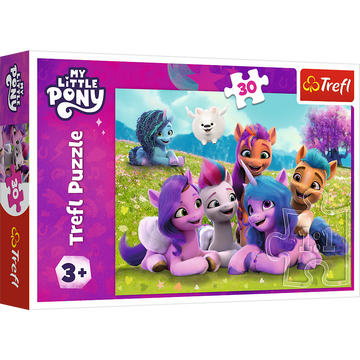 Puzzle - "30" - Friendly Pony Horses My Little Pony Trefl 18299