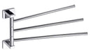 Porte-serviette triple pivotant mural NIKI 35 x17,5 x4,2 cm