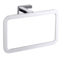 Anneau de serviette rectangulaire mural en zinc NIKI 22,8 x15 x6 cm