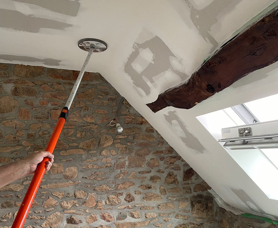 Lot ponceuse circulaire + perche