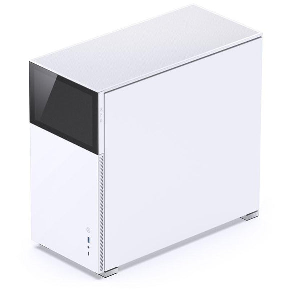 Jonsbo D41 Screen ATX Case, Tempered Glass - white
