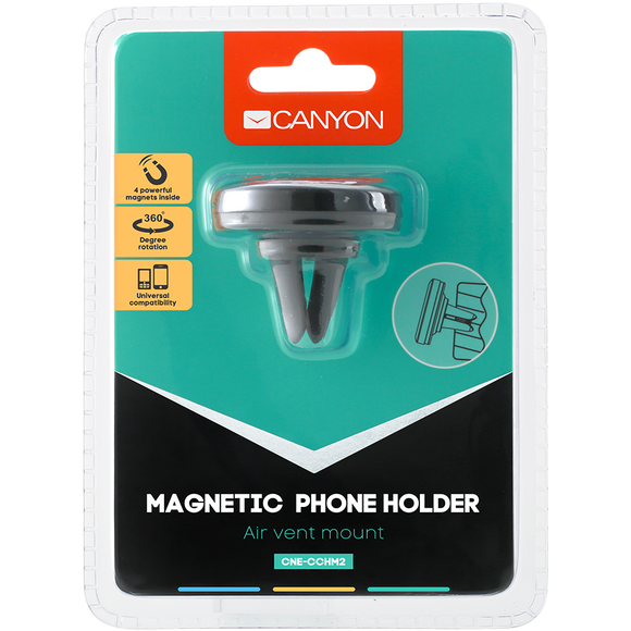 Support voiture CANYON CH-2 Vent Magnétique Noir