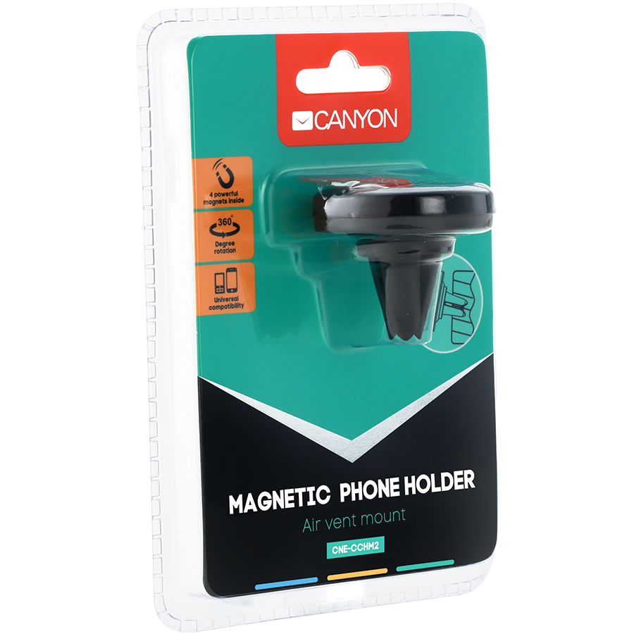 Support voiture canyon ch-2 vent magnétique noir