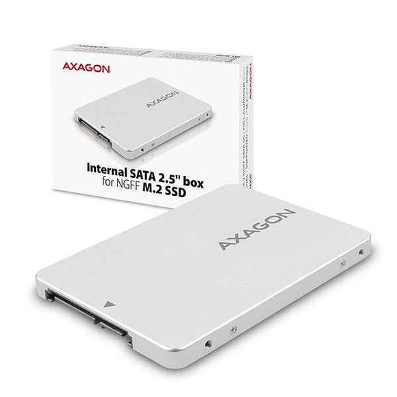 AXAGON Internal 2.5" box with SATA interface for M.2 SATA SSD | RSS-M2SD