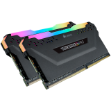 CORSAIR DDR4, 3200MHz 16GB 2x8GB DIMM, 16-18-18-36, XMP 2.0, VENGEANCE RGB PRO Heatspreader, RGB LED, 1.35V