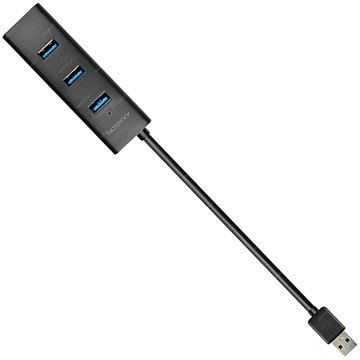 AXAGON Four-port USB 3.0 hub with fast charging and power support | HUE-S2B - 0