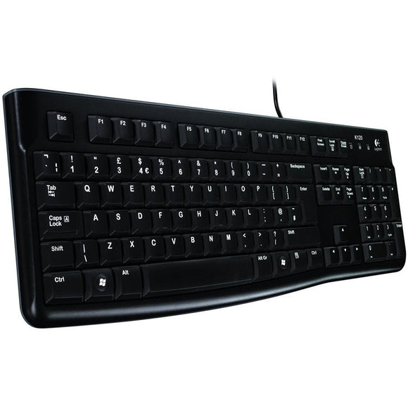 LOGITECH K120 Corded Keyboard black USB (US) | Logitech