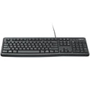 Clavier filaire LOGITECH K120 - NOIR - USB - US INT'L - EER