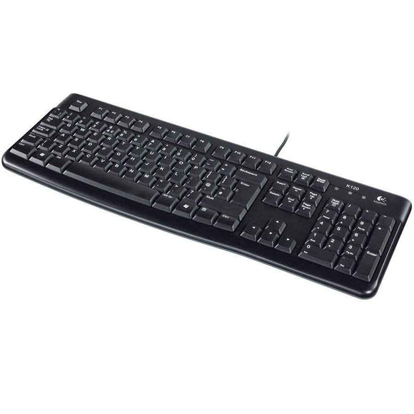 LOGITECH K120 Corded Keyboard black USB (US) | Logitech