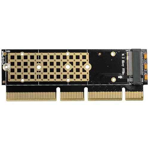 AXAGON PCEM2-1U PCI-E 3.0 16x - SSD M.2 NVMe, jusqu'à 80 mm SSD, profil bas 1U