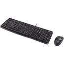 Logitech | Desktop MK120 | Wired keyboard | USB | Mouse included | US | Black-3