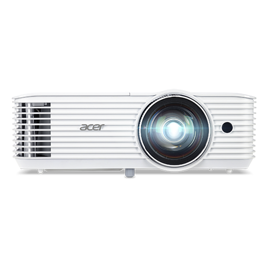 Projecteur dlp courte focale acer s1286h xga 1024x768 3500ansi 2800 eco 20000:1 32db 24db eco hdmi mhl d-sub composite audio